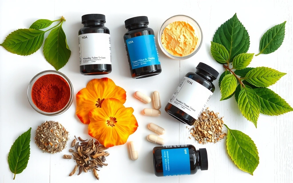 Variedad de suplementos para el sistema inmune